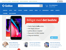Tablet Screenshot of goblue.dk